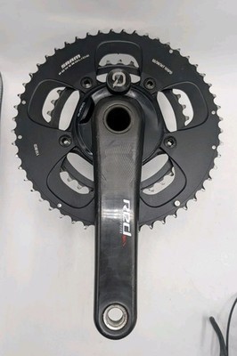 SRAM Red 22 GXP 2x11-fach QUARQ Dzero Powermeter Kurbelgarnitur  52-36 172,5 mm