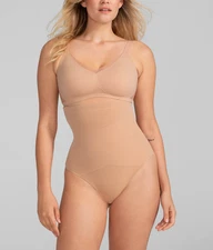 Honeylove Superpower Thong Shapewear LARGE SAND NUDE NWT