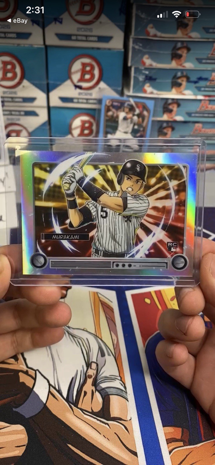 Munetaka Murakami 2026 Bowman Anime SSP RC #BA-3 Chicago White Sox
