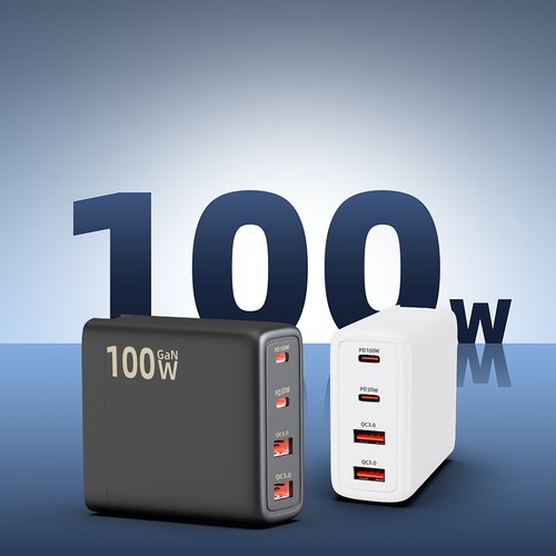 4-Ports PD 100W Battery Quick Charger Adapter For DJI Drone /Camera /Cell Phone - Photo 9 sur 21
