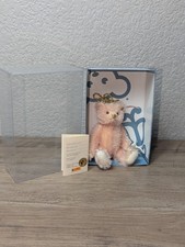 Steiff Lladro 2008 Limited Edition Pink Mohair Ornament Teddy Bear Dove 676352