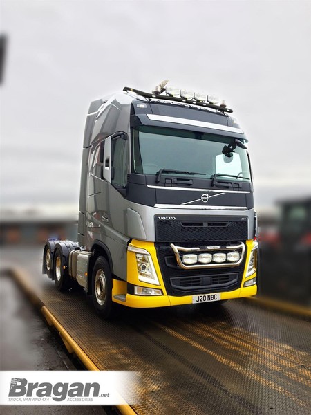 Dach Licht Stange Schwarz +Led +LeuchttüRme +Flecken FüR Volvo FM Series 2 & 3-image