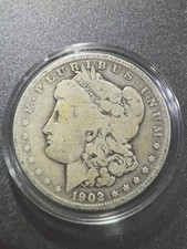 1902 Morgan Silver Dollar $1 US Mint Coin Philadelphia Circulated VG/F