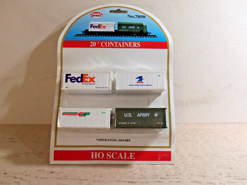 Contenedores de envío de 20' modelo Power HO #7850 FedEx, USPS, CF, ejército de EE. UU. | Zustand: New