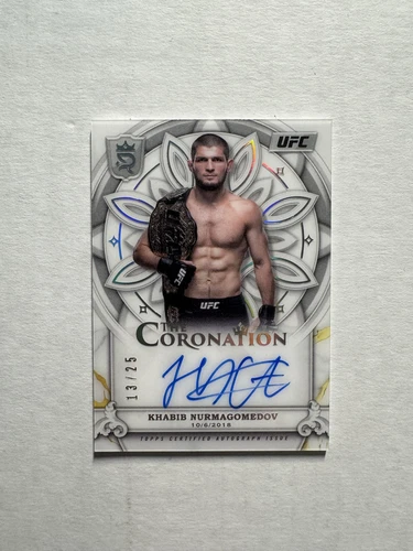 2024 Topps Royalty UFC Khabib Nurmagomedov The Coronation Auto Autograph /25
