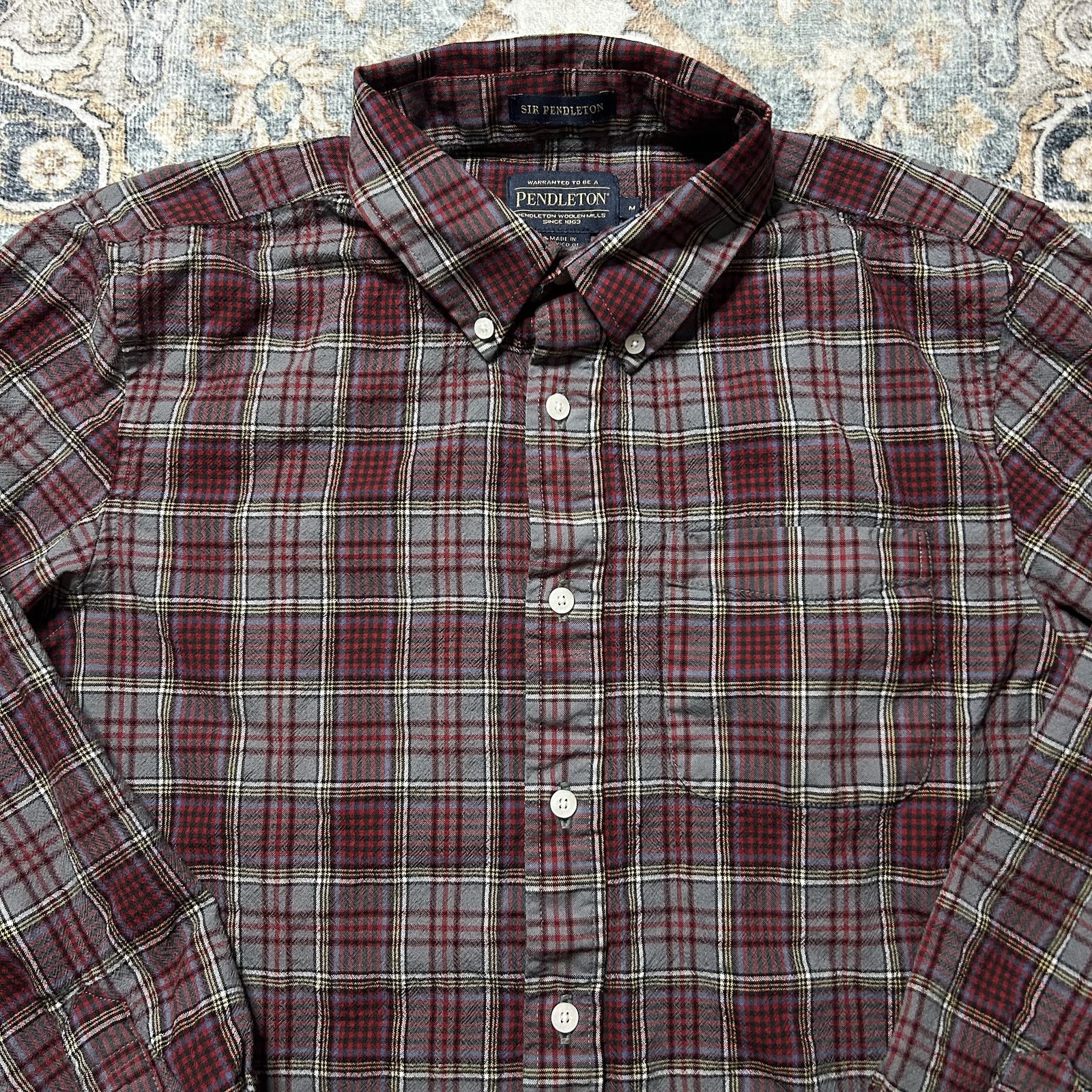 Pendleton Sir Pendleton Shirt Button Flannel Plai… - image 3