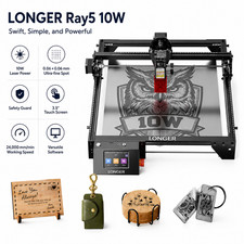 Longer Ray5 10W Laser Engraver, Laser Cutter Machine, 24000 mm/min High Speed