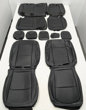 For Jeep Wrangler 4 Door Sport Sahara 2018-2023 Black Leather Seat Covers Kr257 For Jeep Wrangler 4 Door Sport Sahara 2018-2023 Black Leather Seat Covers Kr257