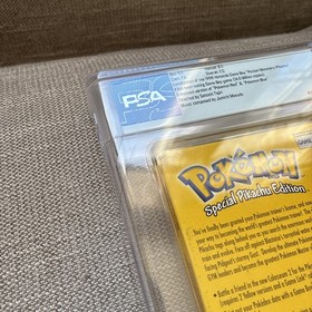 Pokemon Yellow (CIB) PSA Graded 7.0 Nintendo Gameboy Special Pikachu Edition!