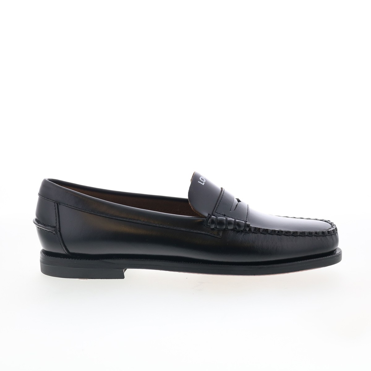 Sebago Classic Dan Tag Womens Black Leather Loafers & Slip  display picture 2