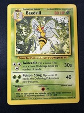 Beedrill 17/102 Rare Base Set Unlimited Pokemon LP++ Free Shipping B on eBay
