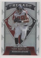 2021 Panini Rookies & Stars Crusade Silver Prizm Tony Gonzalez #CR-19 HOF 7l6