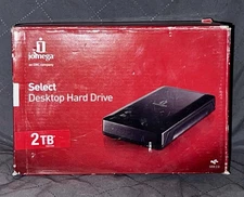 iOmega Select #349743 USB 2.0 TB HDD 3.5 Desktop Hard Drive for PC/Mac l👀k