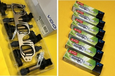 Ignition coils + plugs x 6 for Holden WL STATESMAN 3.6L 04-06 LY7 Type 2 plug