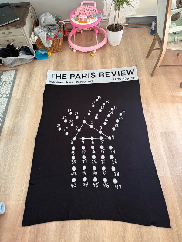 The Paris Review ISSUE NO. 56 BLANKET, MEL BOCHNER (LIMITED EDITION)