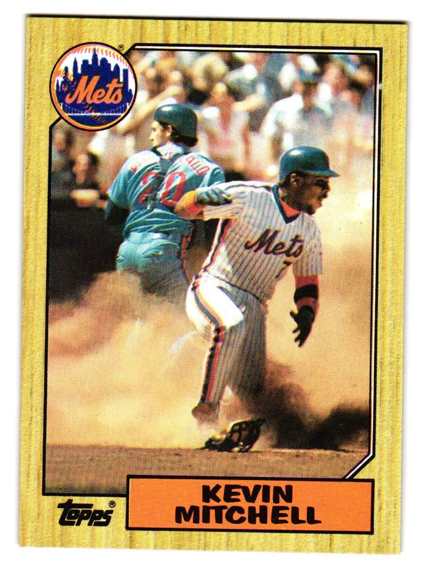 1987 Topps - Kevin Mitchell #653 (RC) NY Mets San Francisco Giants MVP