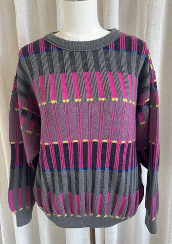 Vintage COOGI Australia Pure Wool Sweater Size S Multicolor Made in Australia - Image 1