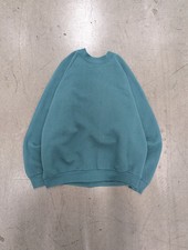 Vintage 90s USA Made Ladies Fruit of the Loom Green Sweatshirt - XL