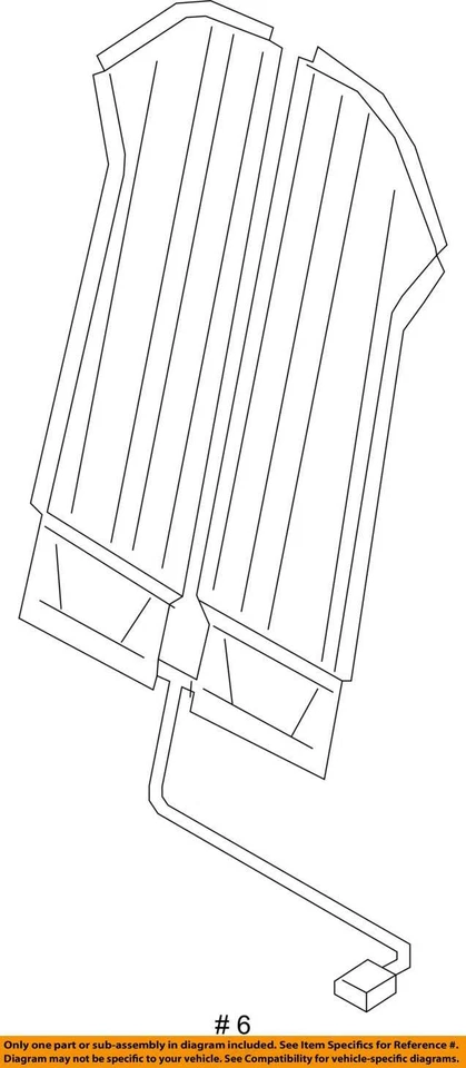 Capa almofada assento superior dianteiro direito Audi Q3 2019-2025 marrom fabricante de equipamento original - Imagem 4 de 4