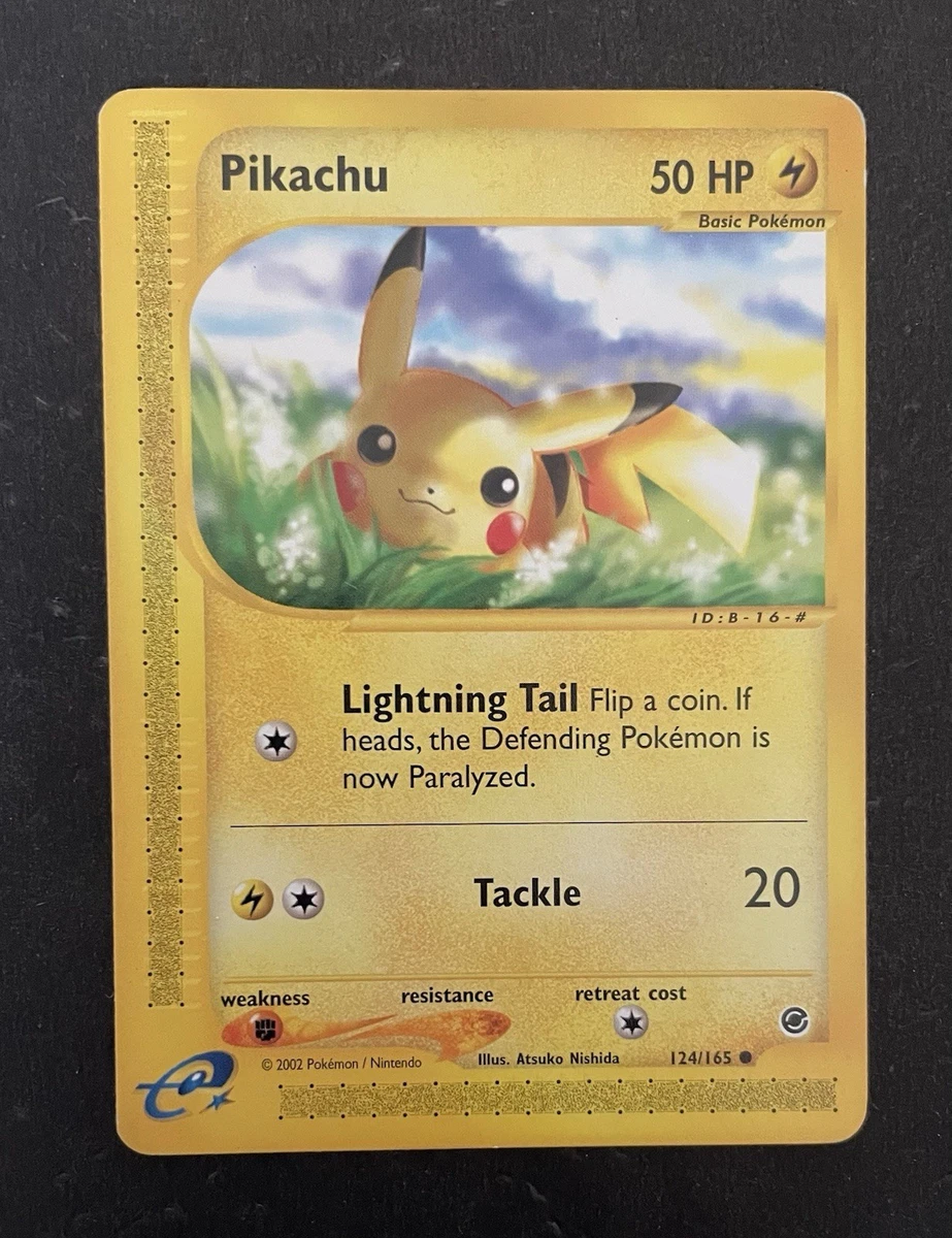 Pikachu Pokémon TCG Expedition Base Set Individual Collectible