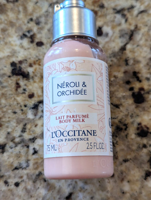 L'Occitane en Provence Neroli Orchidee Body Milk Travel Size 2.5 fl oz
