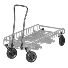 Yakima Exo Warriorwheels Sturdy Heavy Duty Aluminum Cargo Basket Cart Kit Black