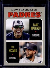 2019 Topps Throwback Thursday Manny Machado Eric Hosmer #57 Padres