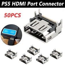 50PCS HDMI Port Connector Socket Replacement Parts For Sony PlayStation PS5 Part