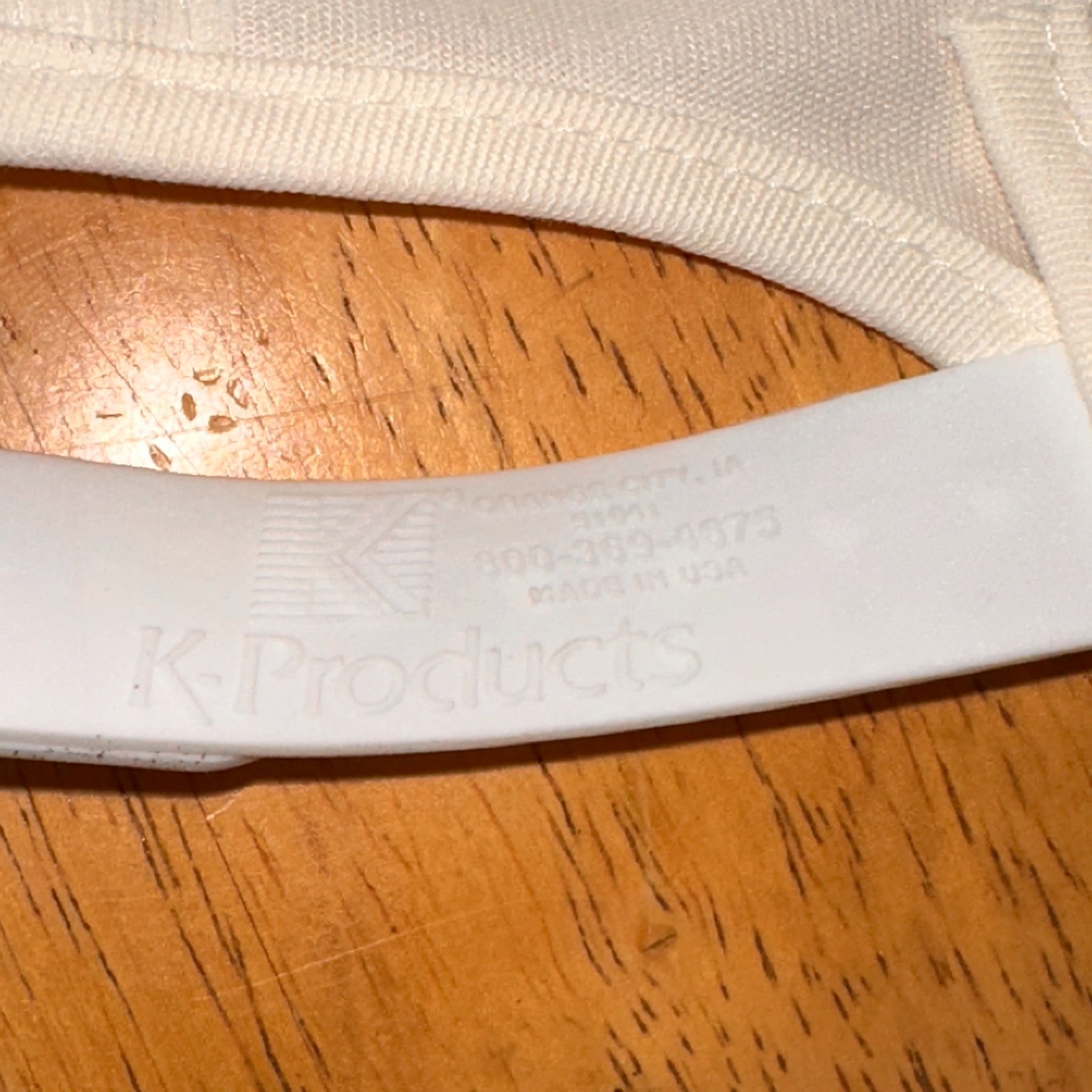 Vintage K Brand Hat Snap Back White Adjustable image 7