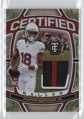 2024 Panini Totally Certified Baller 9/35 Marvin Harrison Jr Rookie RC 19zq
