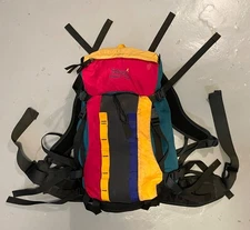 RARE Multi Color Dana Design Shadow Peak 39L Black Backpack Day Bag Hiking M/L 