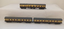 N gauge 3x GRAHAM FARISH Mark mk 1 Coach Westerb Region Brown Cream 2nd Brake