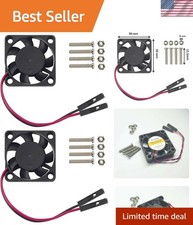 High-Performance 30mm Raspberry Pi Fan - 600mW Silent Cooling Solution 2-Pack
