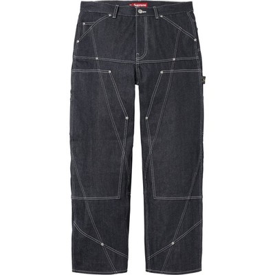 Supreme Contrast Stitch Double Knee Painter Jean 3colors 26SS | eBay