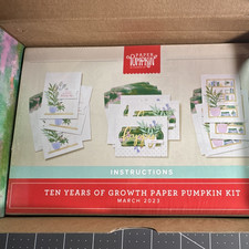 Paper Pumpkin by Stampin' Up Ten Years of Growth Anniversary Card Kit Mar 2023