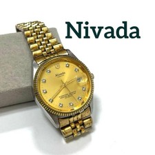 Reloj Hombre Colección Nivada Colección Nivada Automático Esfera Dorada Banda Dorada