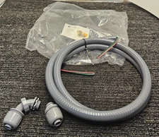 (QTY 2) Super pro WPLT05-63-SP 3-Wire Whip 1/2" x 6' SPG-57-1001