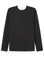 Herren T-Shirt L/S GrüN M Baumwolle Springfield New Mini Wafle Einfarbig