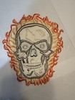 Large Fire Skull Head Patch — photo 6