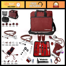 Nurse Essentials Starter Kit 18 Pcs - Stethoscope, Blood Pressure Monitor, Otosc