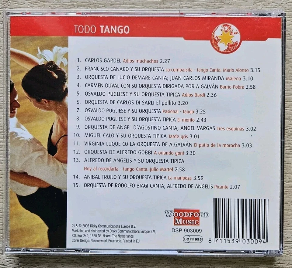 Todo Tango - Various - CD - 2005 - Woodford Music - Holland - Bild 3 von 4