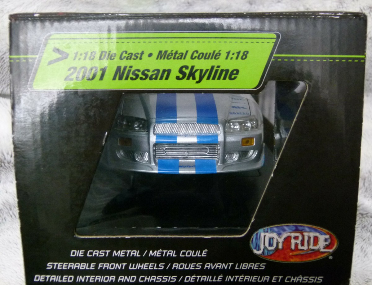 ✨ 1/18 (ERTL) Fast & Furious Nissan Skyline GT-R R34 2001