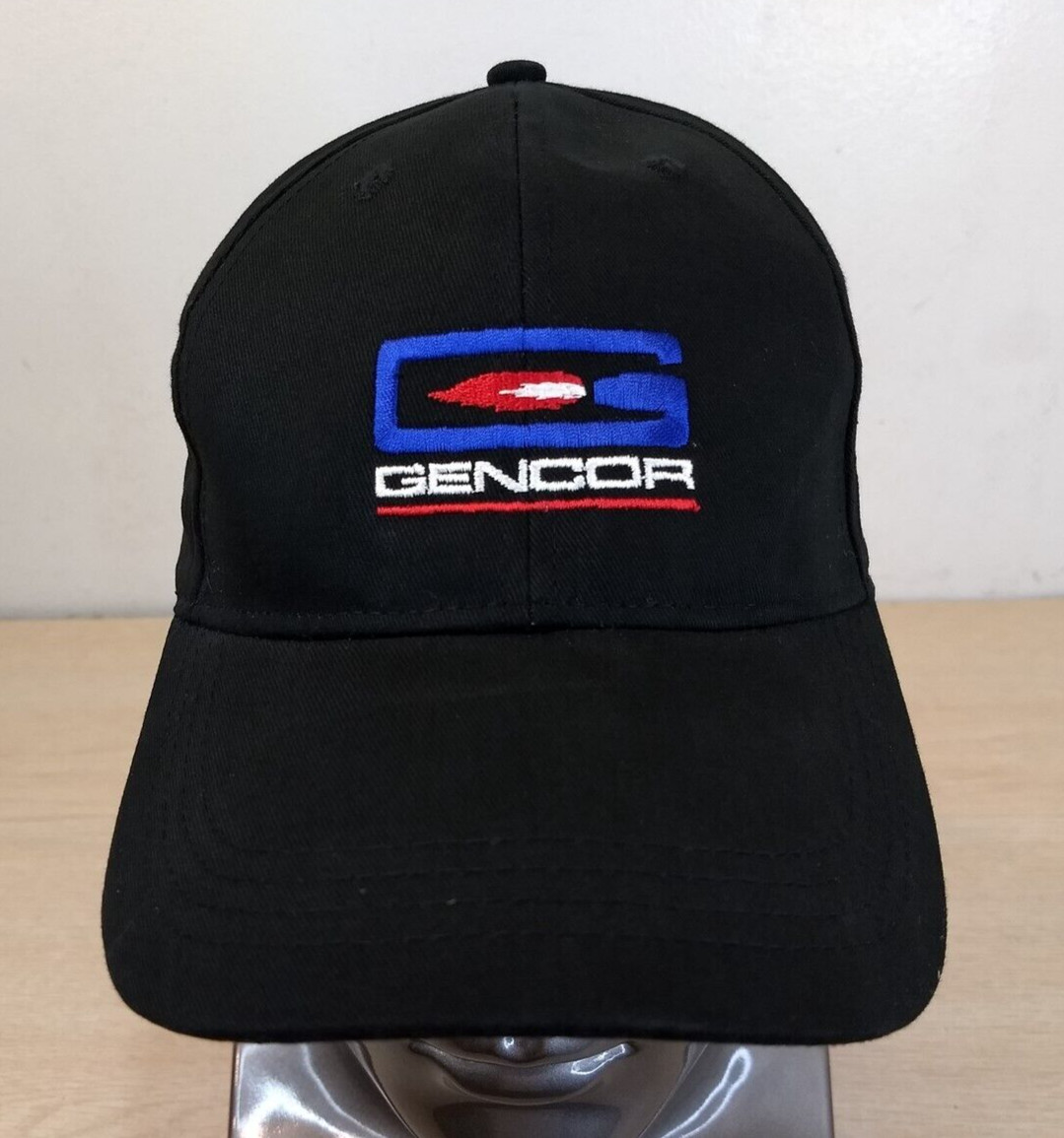 GENCOR ADJUSTABLE STRAPBACK BASEBALL HAT/CAP, BLA… - image 1