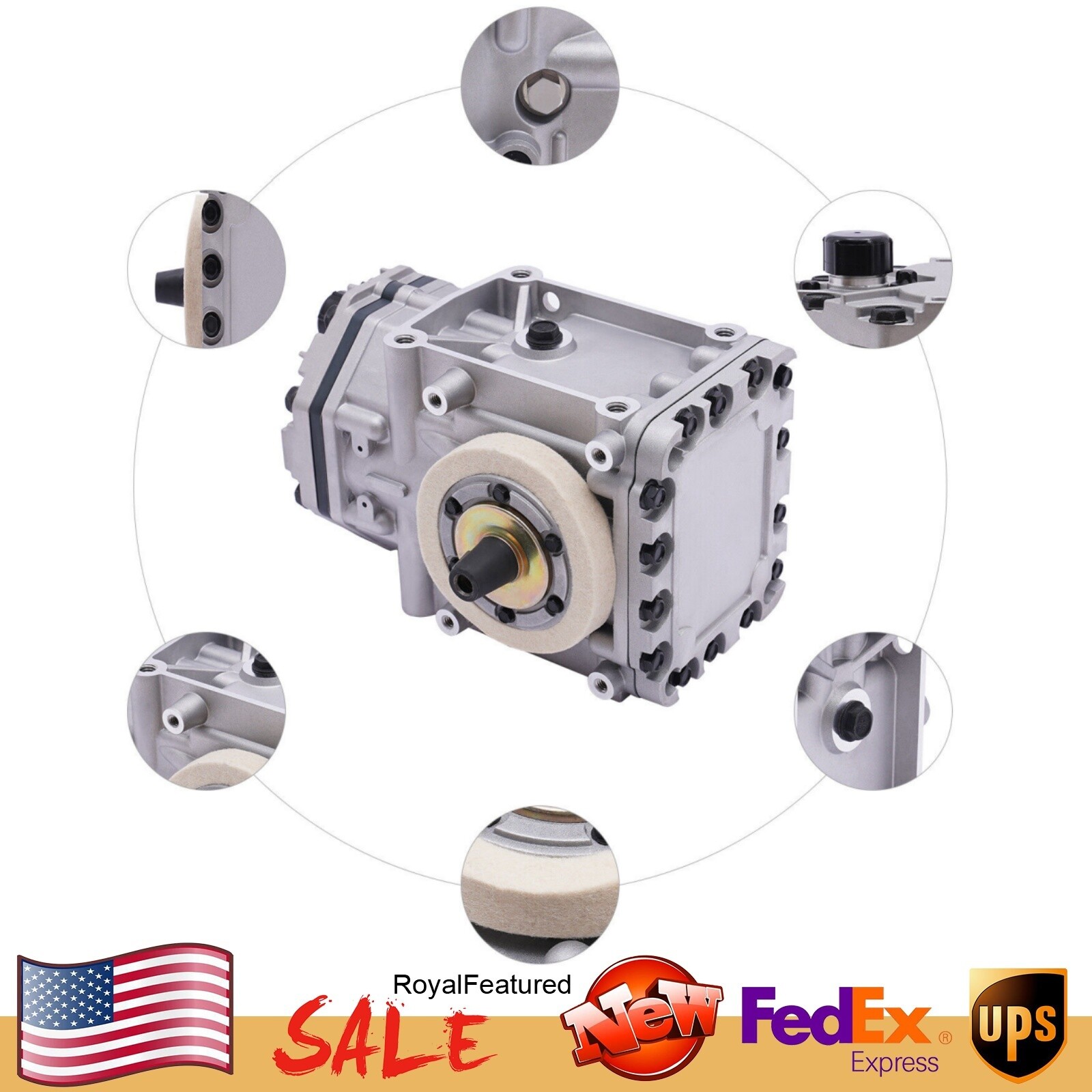 A/C AC Compressor York Type for Freightliner Peterbilt Kenworth ET210L-25150 USA