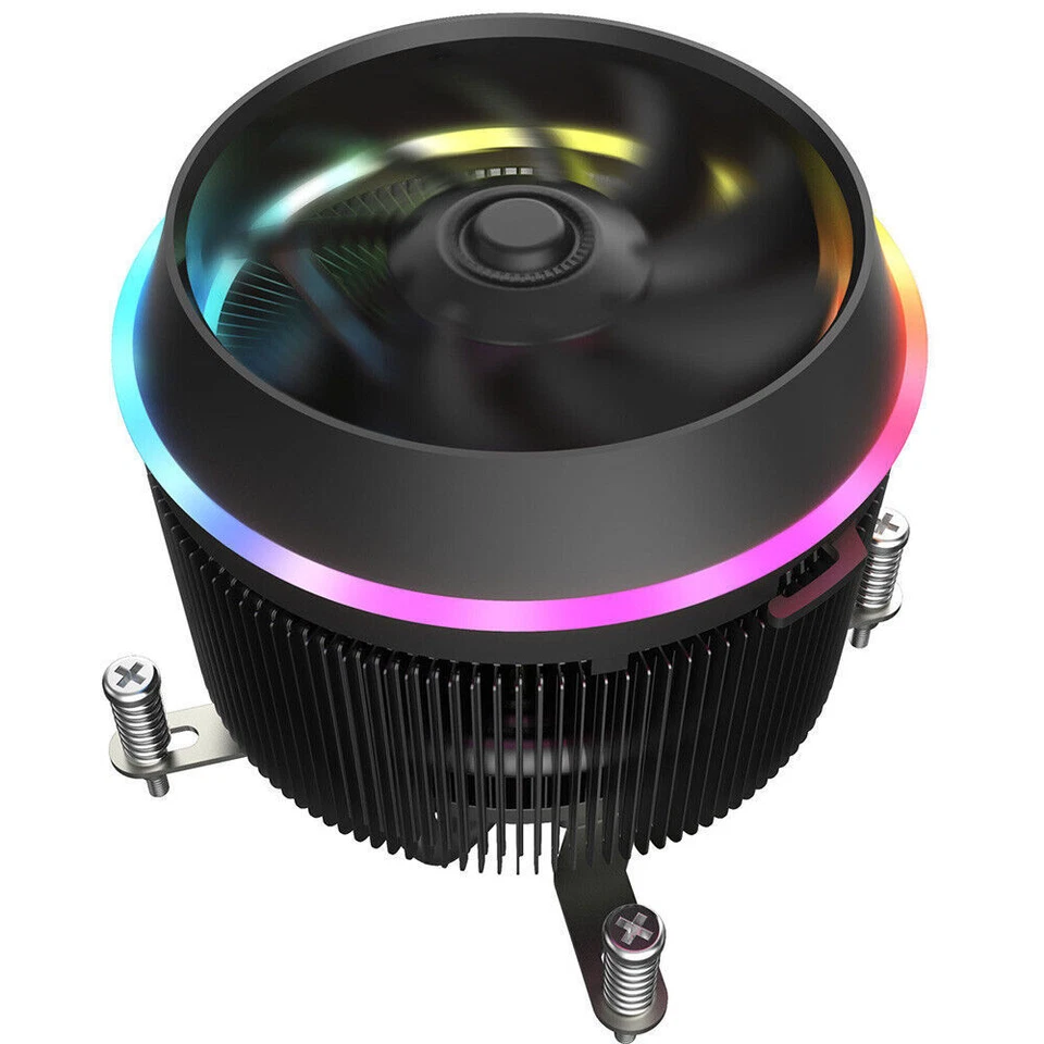 Aigo CPU Cooler Fan 280W PWM LED SYNC 5V 100mm ARGB Heatsink Fan For LGA 115x - Image 3 of 4