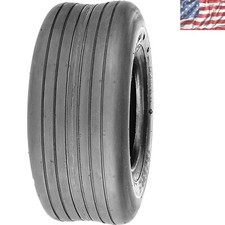 Durable 13x5.00-6 Rib Tread Tire   4 Ply, 440 lbs Load Capacity, -Round Use