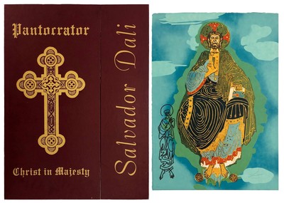 SALVADOR DALI ''PANTOCRATOR - CHRIST IN HIS MAJESTY'' 1977 | SIGNED LITHOGRAPH