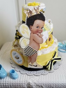 bumble bee diaper cake baby shower