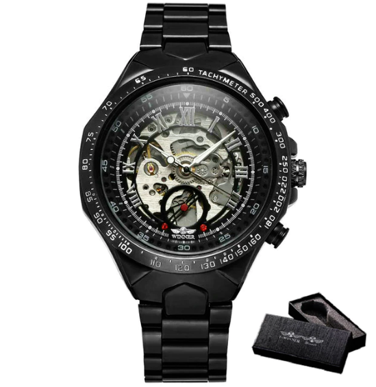 Luxury Watch Men Automatic Skeleton Mechanical TM432 Winner Edition