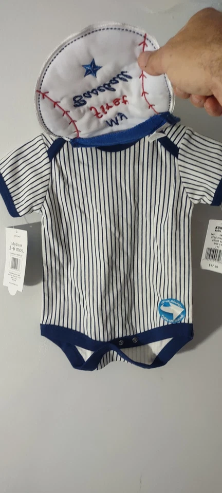 Camiseta Bon Bebe "Mi primera béisbol" bebé 13-18 libras Foto 2 de 4